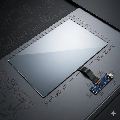 Neue touchscreen glasscheibe - neue, touchscreen-glasscheibe